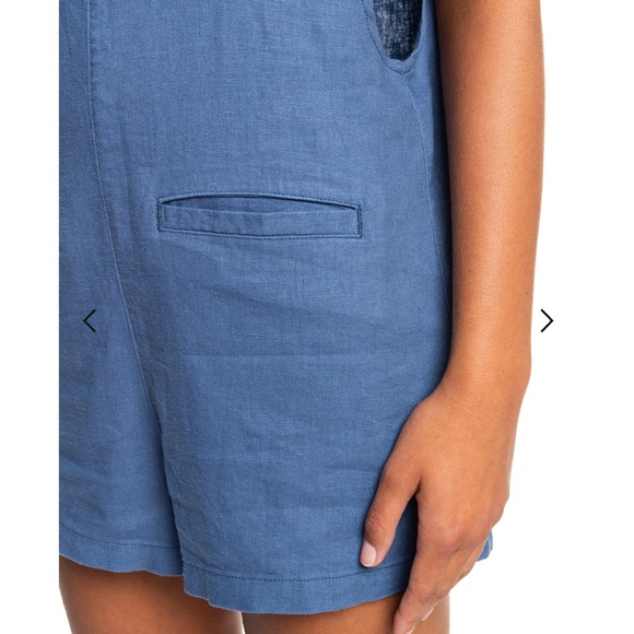 NWT Roxy Silver Sky Woven Romper - Picture 6 of 10